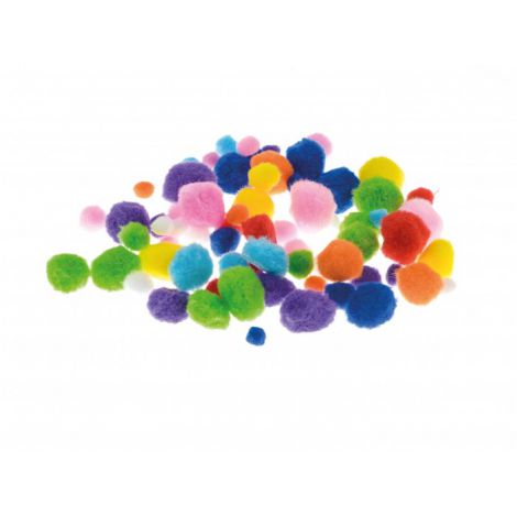 Pompony kreatywne Brewis Mix #2, 78szt - 2